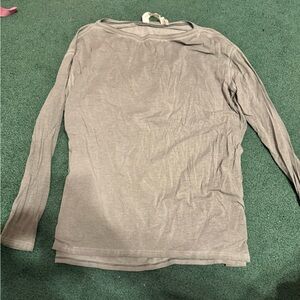 Lululemon Gray Oversized Longsleeve